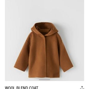 Zara Kids Wool Blend Coat